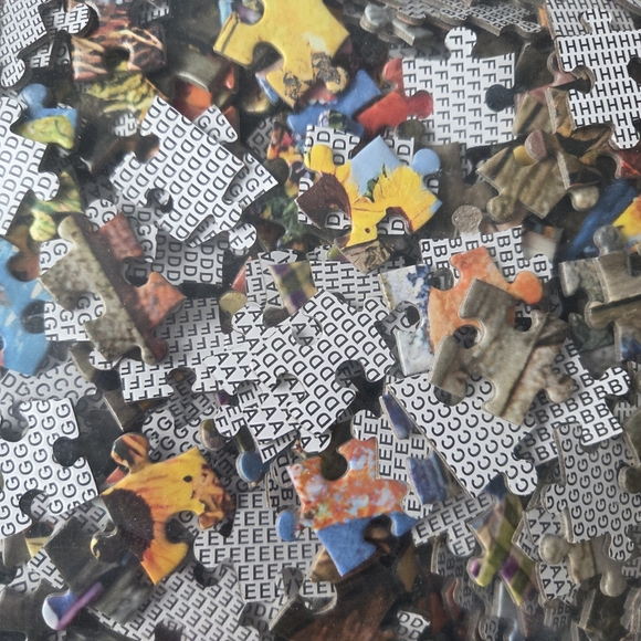 1000 Piece Jigsaw Puzzle Fall Themed Scarecrow Cat - Picture 4 of 5